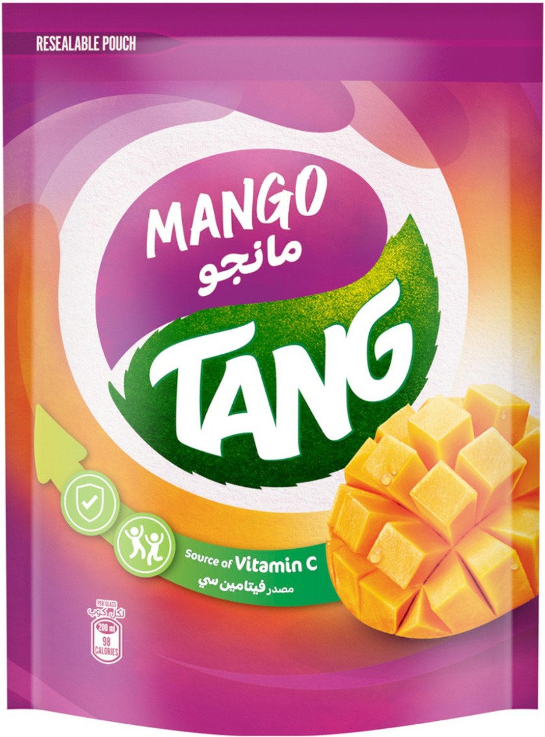 Image of TANG Mango Flavoured Juice, 375 Gm Nutrition Drink