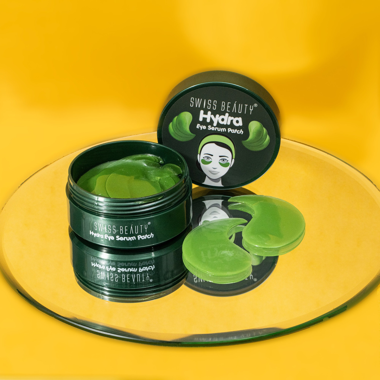 Image of SWISS BEAUTY Hydra Eye Serum Patch for Nourishment | Anti-wrinkle | Anti-aging | Reduce Dark Circles - (AloeVera, Pack of 60pcs)