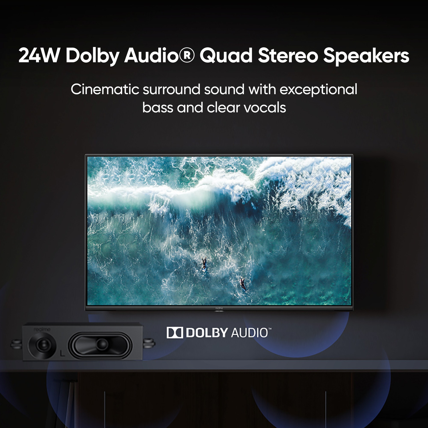 Image of realme 100.3 cm (40 inch) Full HD LED Smart Android TV with Android 11 - 2022 Model