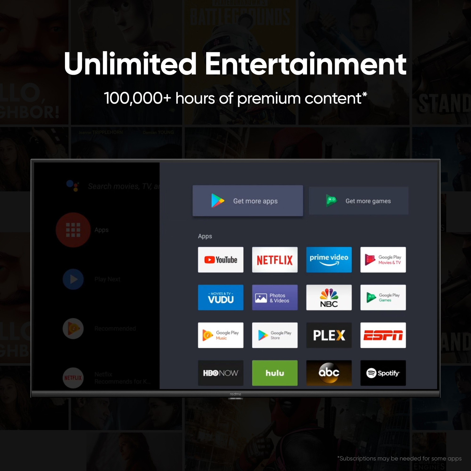 Image of realme 100.3 cm (40 inch) Full HD LED Smart Android TV with Android 11 - 2022 Model