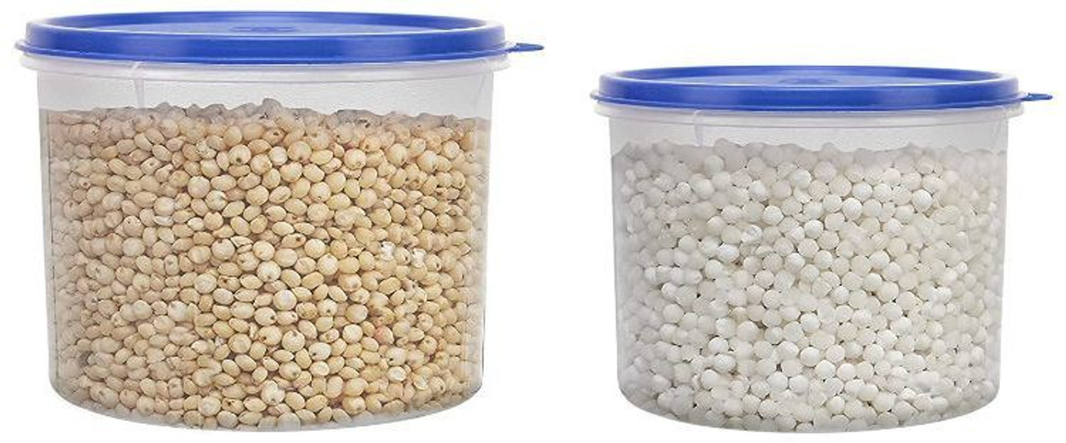 Image of Flipkart SmartBuy Plastic Grocery Container - 2200 ml, 3500 ml