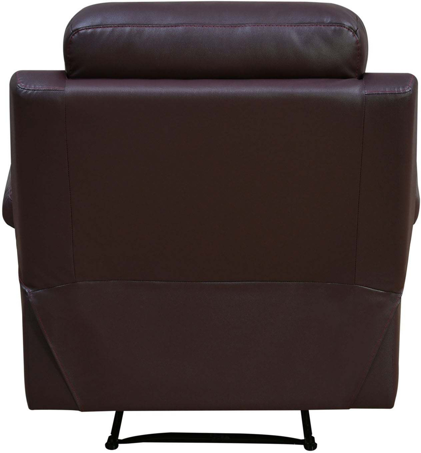 Image of @Home by nilkamal Mandy Leather Manual Recliner