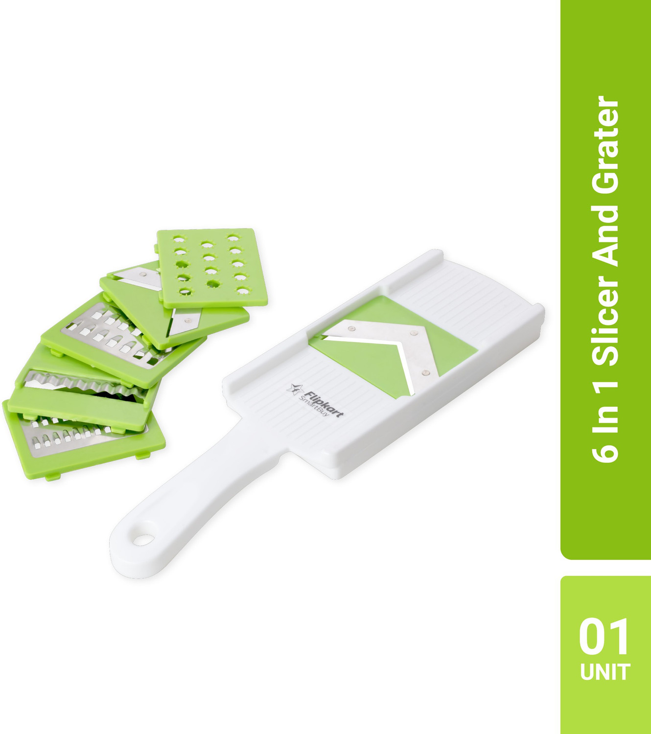 Image of Flipkart SmartBuy 6 In 1 Slicer / Dicer Vegetable Grater