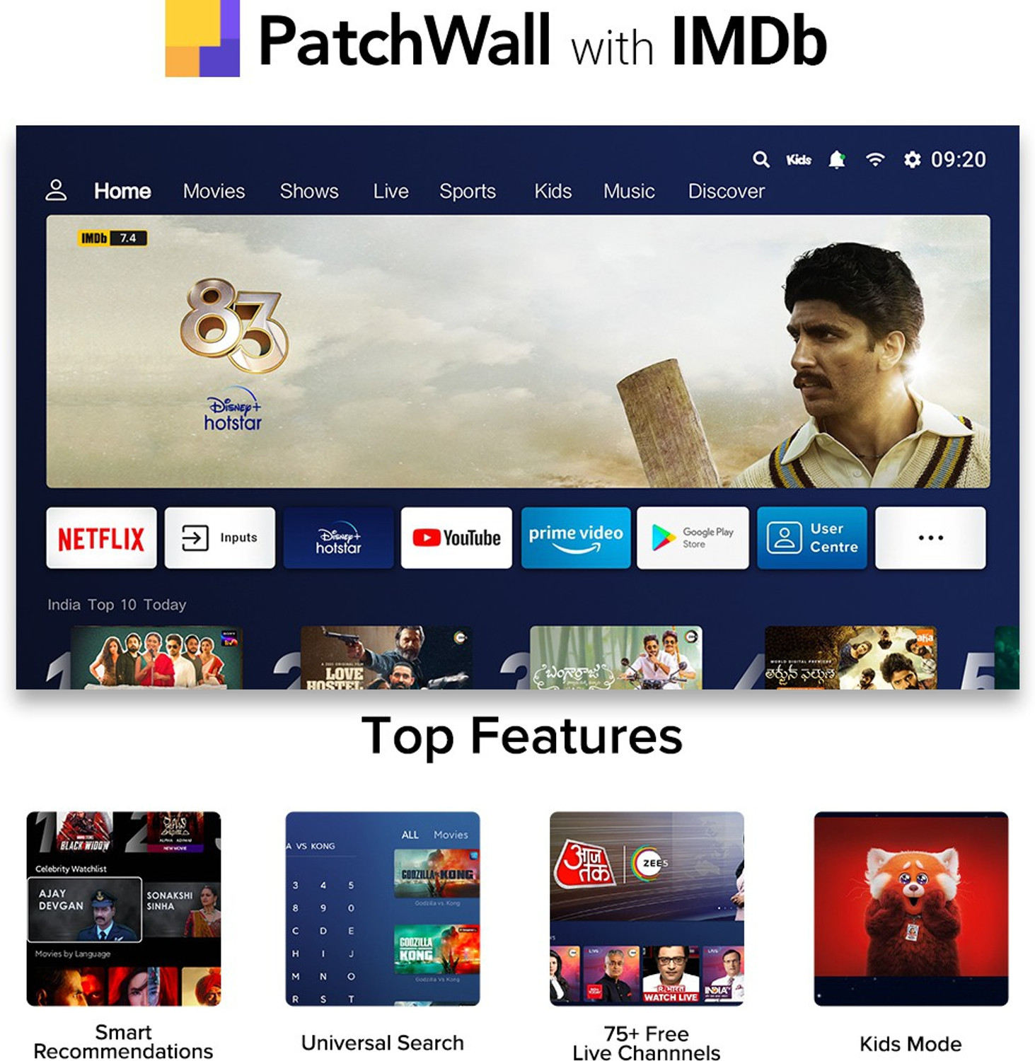 Image of Mi 5A 108 cm (43 inch) Full HD LED Smart Android TV with Dolby Audio (2022 Model)