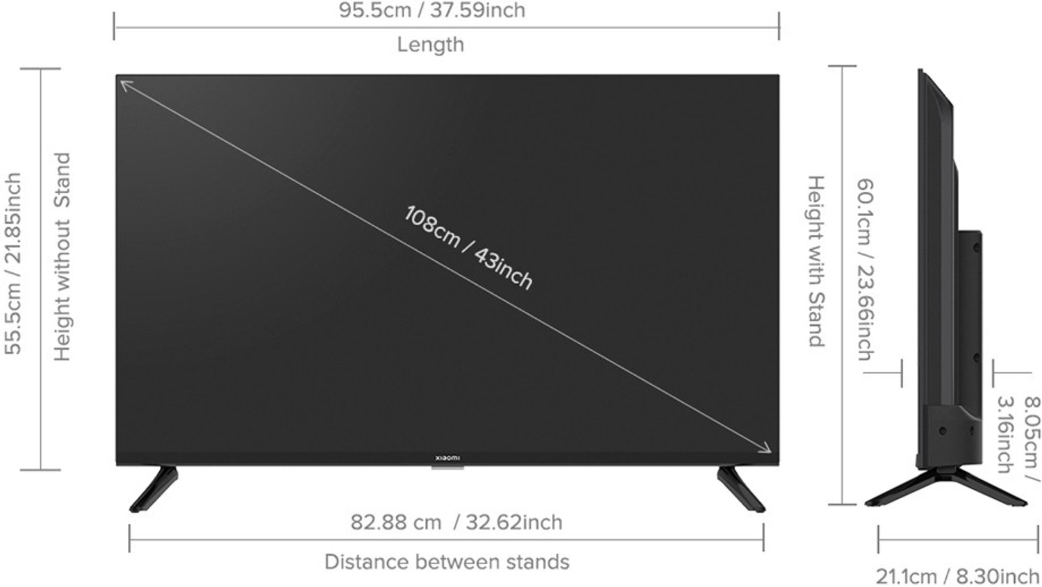 Image of Mi 5A 108 cm (43 inch) Full HD LED Smart Android TV with Dolby Audio (2022 Model)