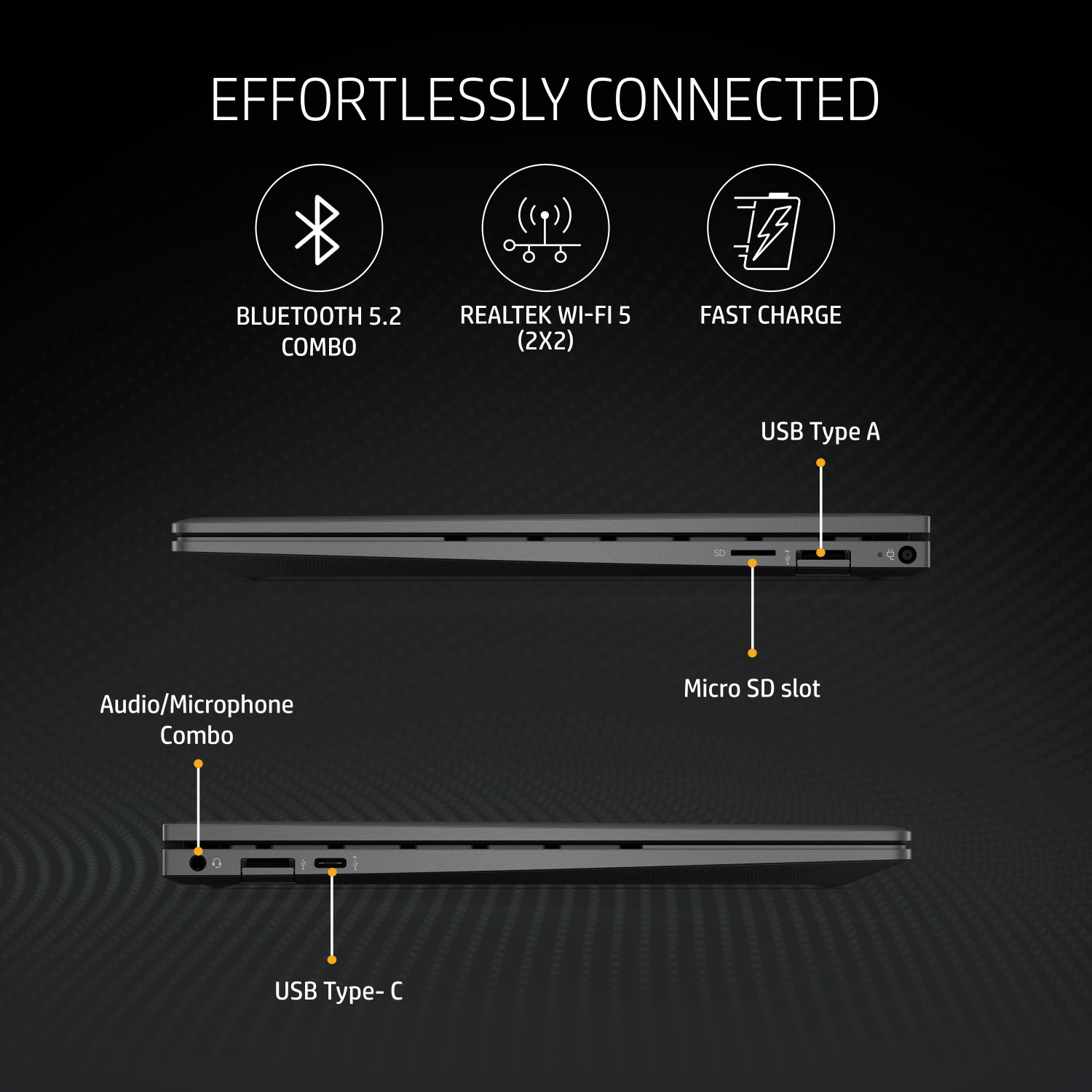 Image of HP Envy x360 AMD Ryzen 5 Hexa Core 5600U - (16 GB /512 GB SSD /Windows 11 Home) 13 x360-ay1035au 2 in 1 Laptop