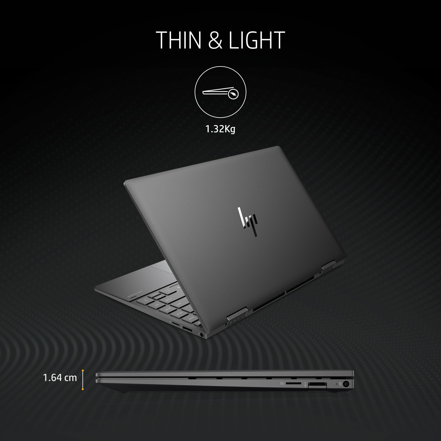 Image of HP Envy x360 AMD Ryzen 5 Hexa Core 5600U - (16 GB /512 GB SSD /Windows 11 Home) 13 x360-ay1035au 2 in 1 Laptop