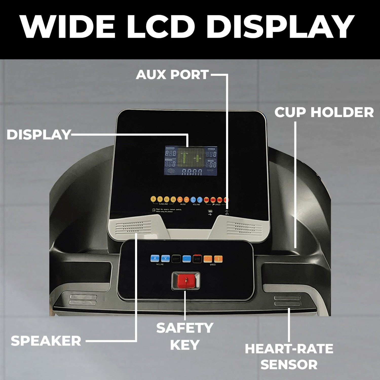 Image of Durafit Focus Multifunction 7 HP Peak DC 150Kg User Weight| 18 Level Incline| 18Km Speed Treadmill (Max Weight:150 kg)
