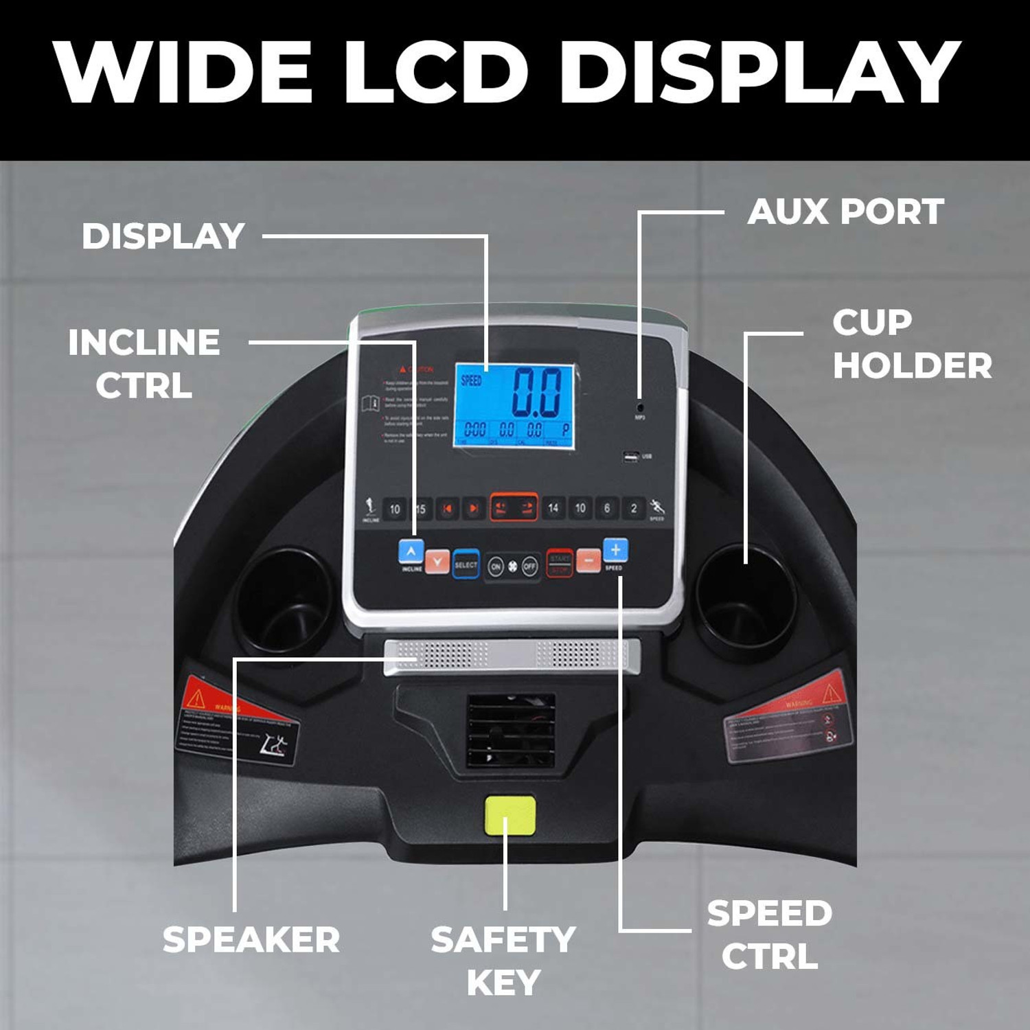 Durafit Panther DC Peak| 130Kg User Weight| 18Level Incline