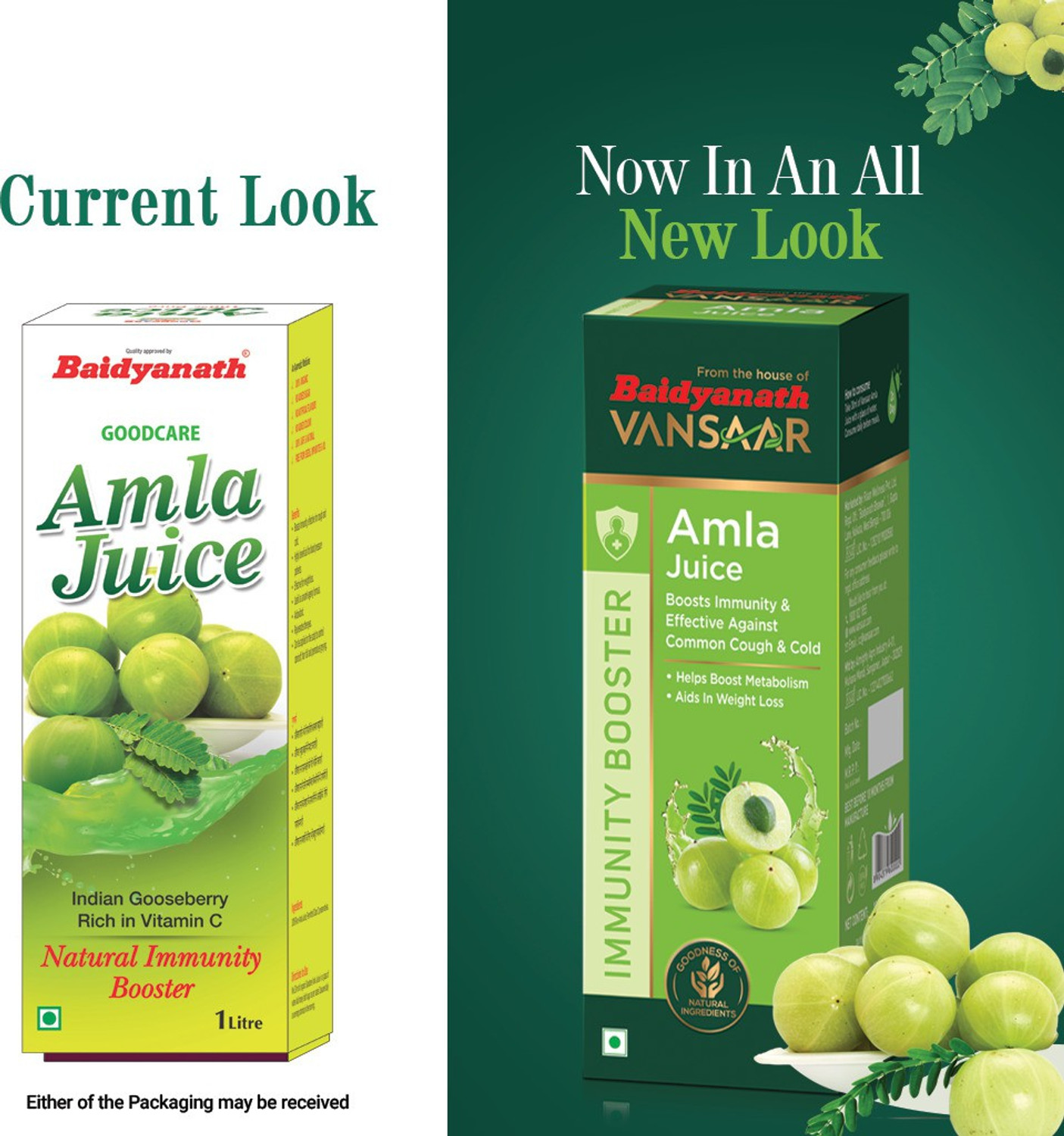 Image of Baidyanath Amla juice 1L | For healthy skin & hair growth | 100% Cold Pressed