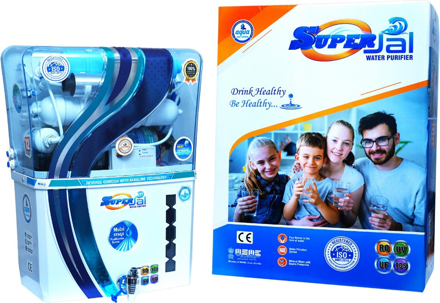 Image of superjal superjalalkline 12 L RO + UV + UF + TDS + Alkaline Water Purifier