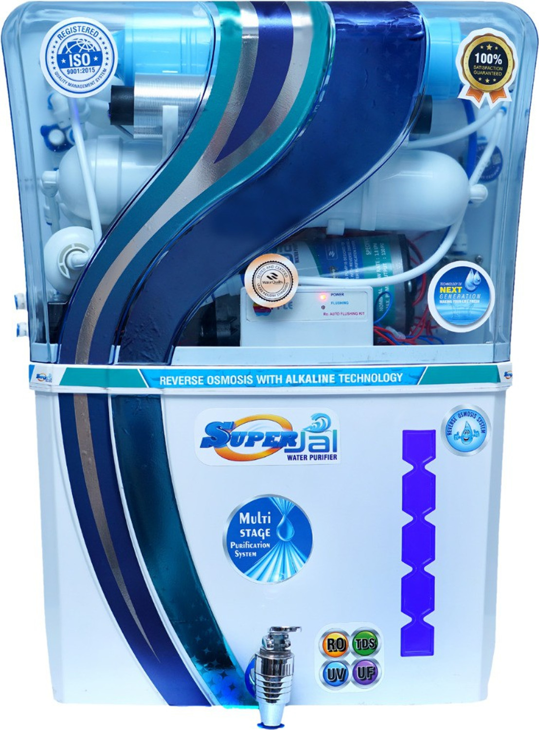 Image of superjal superjalalkline 12 L RO + UV + UF + TDS + Alkaline Water Purifier