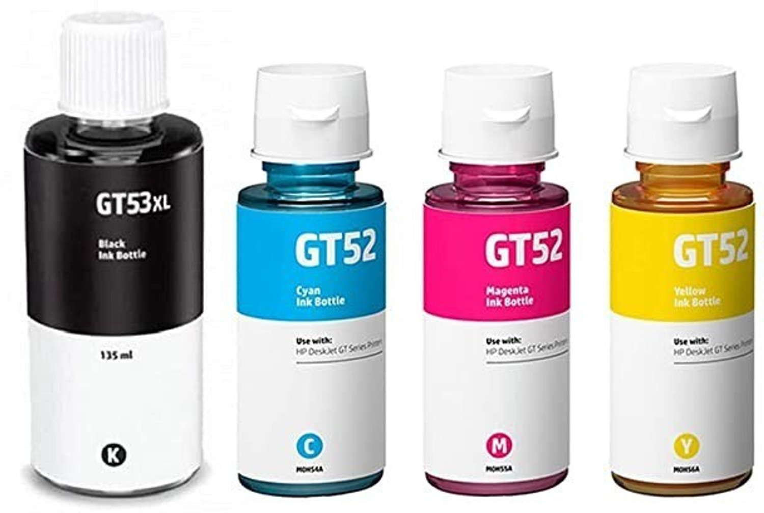Image of Spherix Ink Tank 5810, 310, 315, 319, 410, 415, 419, GT5810, GT5820, GT5811, GT5821, Black + Tri Color Combo Pack Ink Bottle