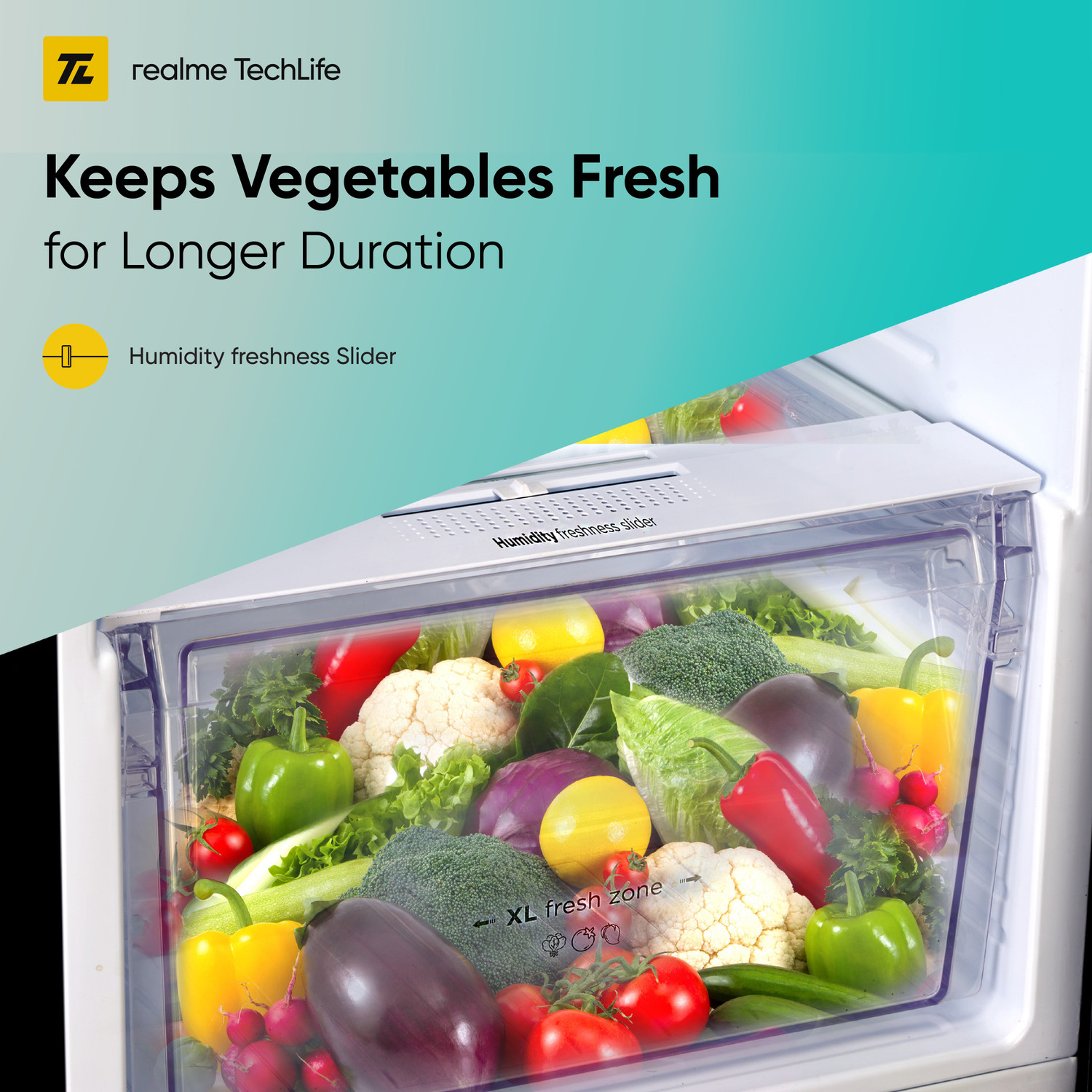 Image of realme TechLife 260 L Frost Free Double Door 3 Star Refrigerator