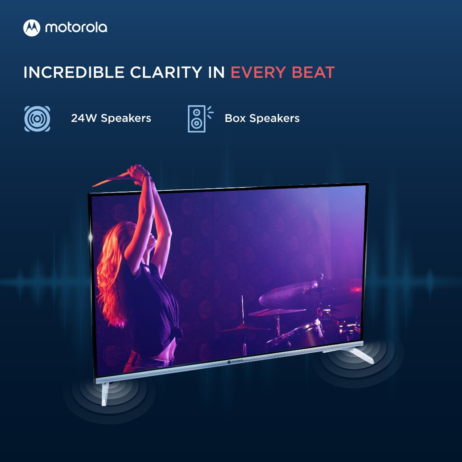 Image of MOTOROLA Revou 2 80 cm (32 inch) HD Ready LED Smart Android TV (32HDADMVVEE /32HDADMVVEE.)