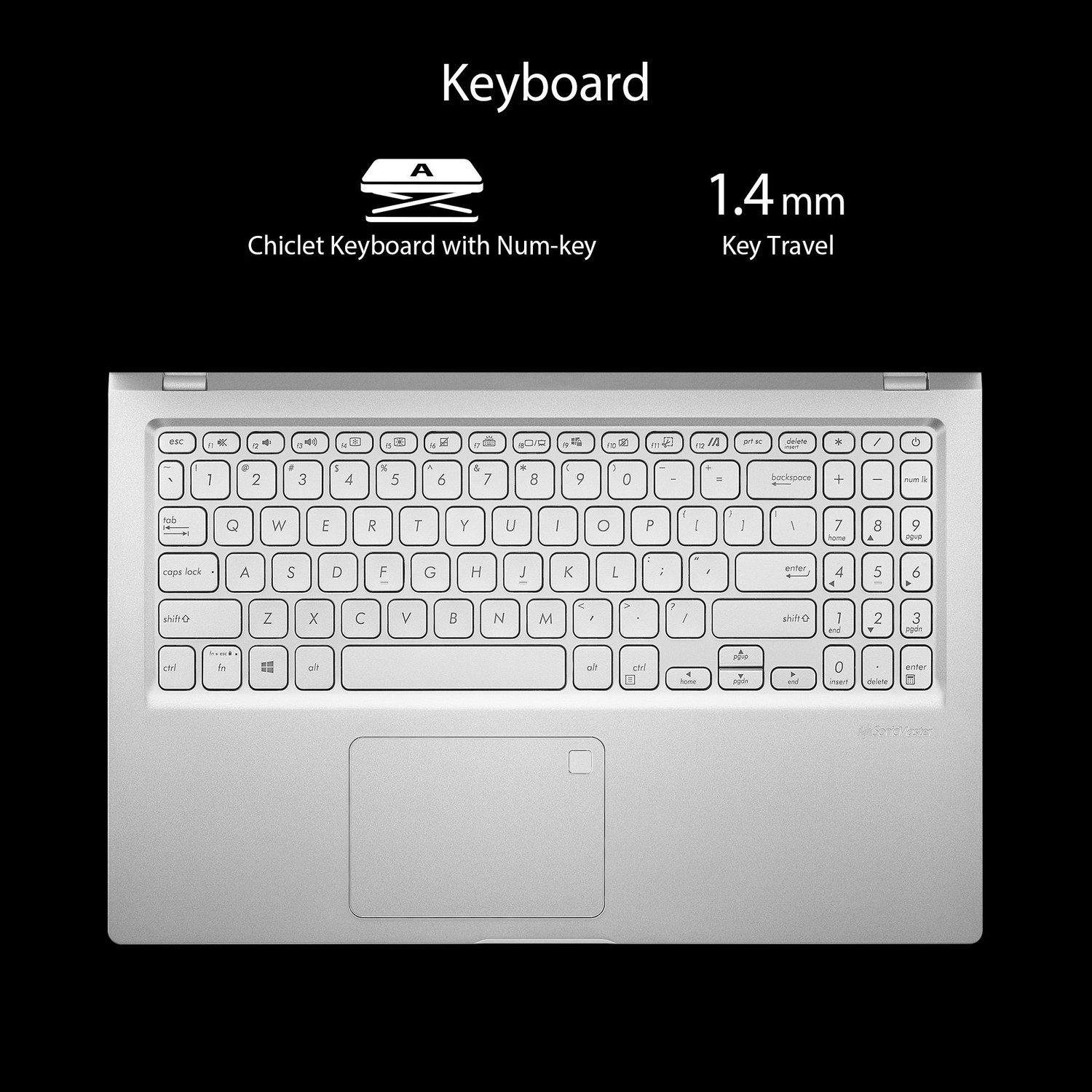 Image of ASUS VivoBook 15 (2021) Intel Core i3 10th Gen 1005G1 - (8 GB /1 TB HDD /Windows 11 Home) X515JA-BQ302W Thin and Light Laptop