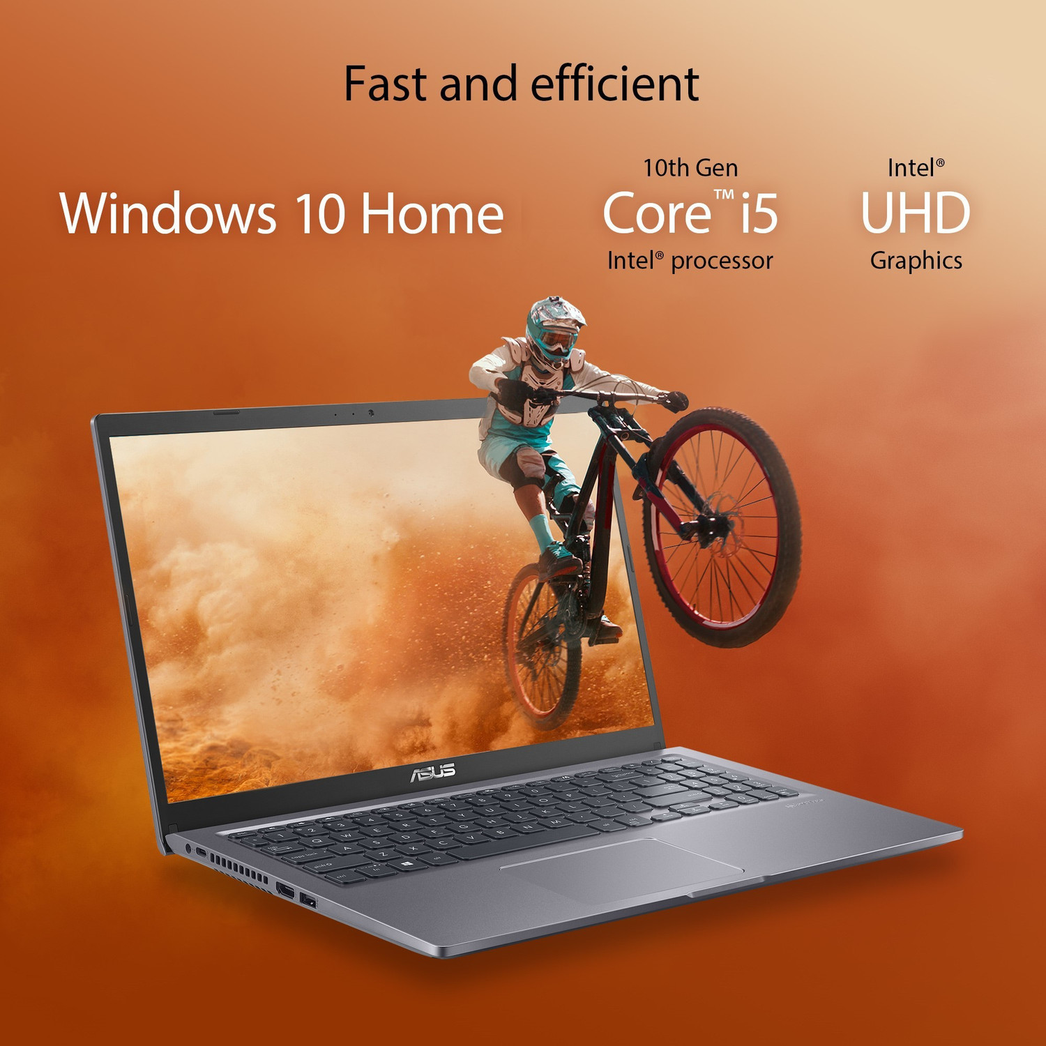 Image of ASUS VivoBook 15 Intel Core i5 10th Gen 1035G1 - (8 GB /1 TB HDD /Windows 10 Home) X515JA-EJ501T Thin and Light Laptop