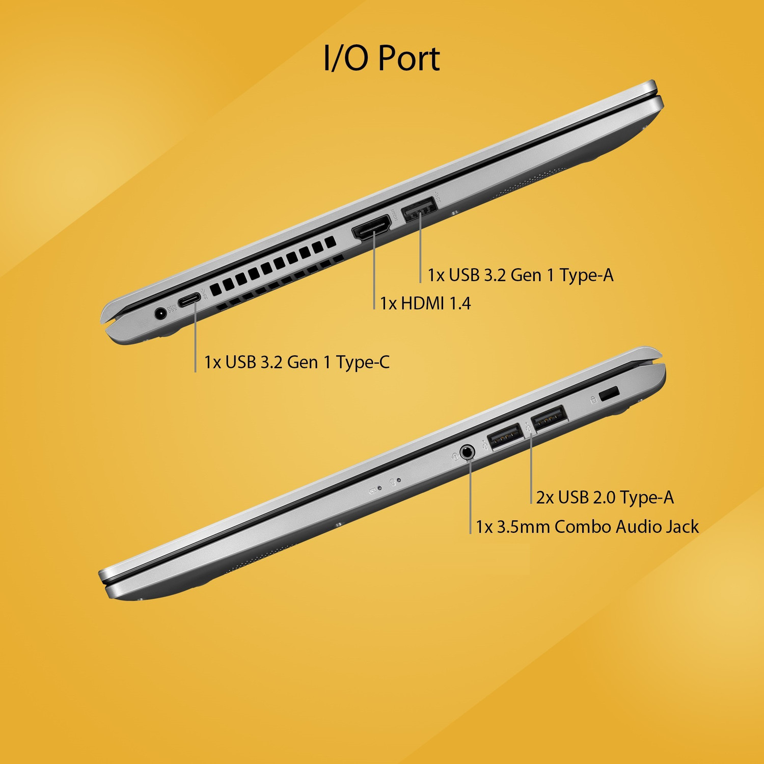 Image of ASUS VivoBook 15 (2021) Intel Core i3 10th Gen 1005G1 - (8 GB /1 TB HDD /Windows 11 Home) X515JA-BQ302W Thin and Light Laptop