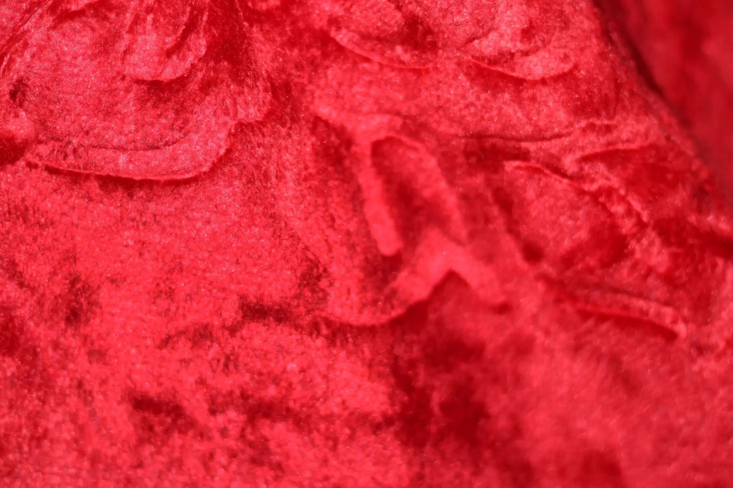 Image of MFI Self Design Single Mink Blanket for Heavy Winter (Woollen Blend, Red)