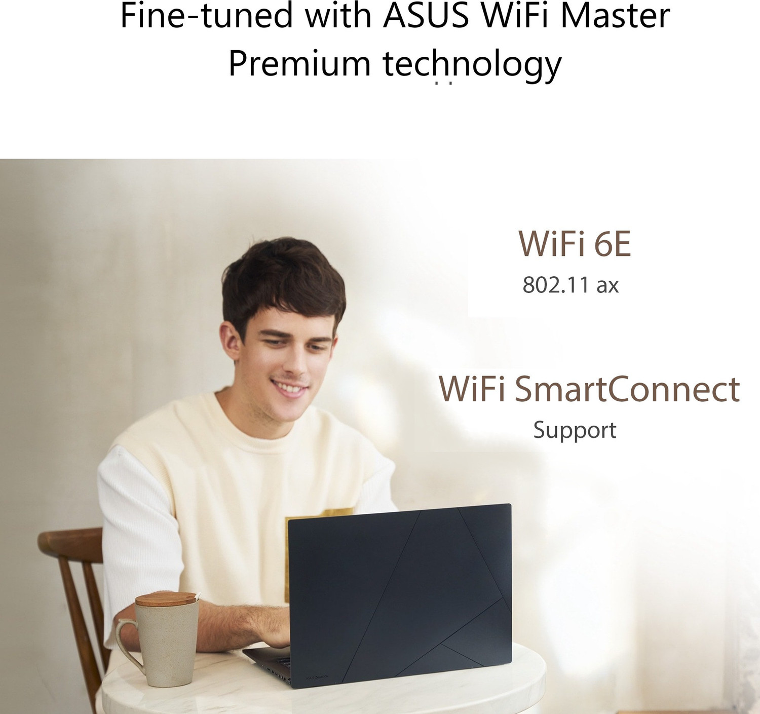 Image of ASUS Zenbook 14 OLED Intel EVO P-Series Intel Core i7 12th Gen 1260P - (16 GB /512 GB SSD /Windows 11 Home) UX3402ZA-KM731WS Thin and Light Laptop