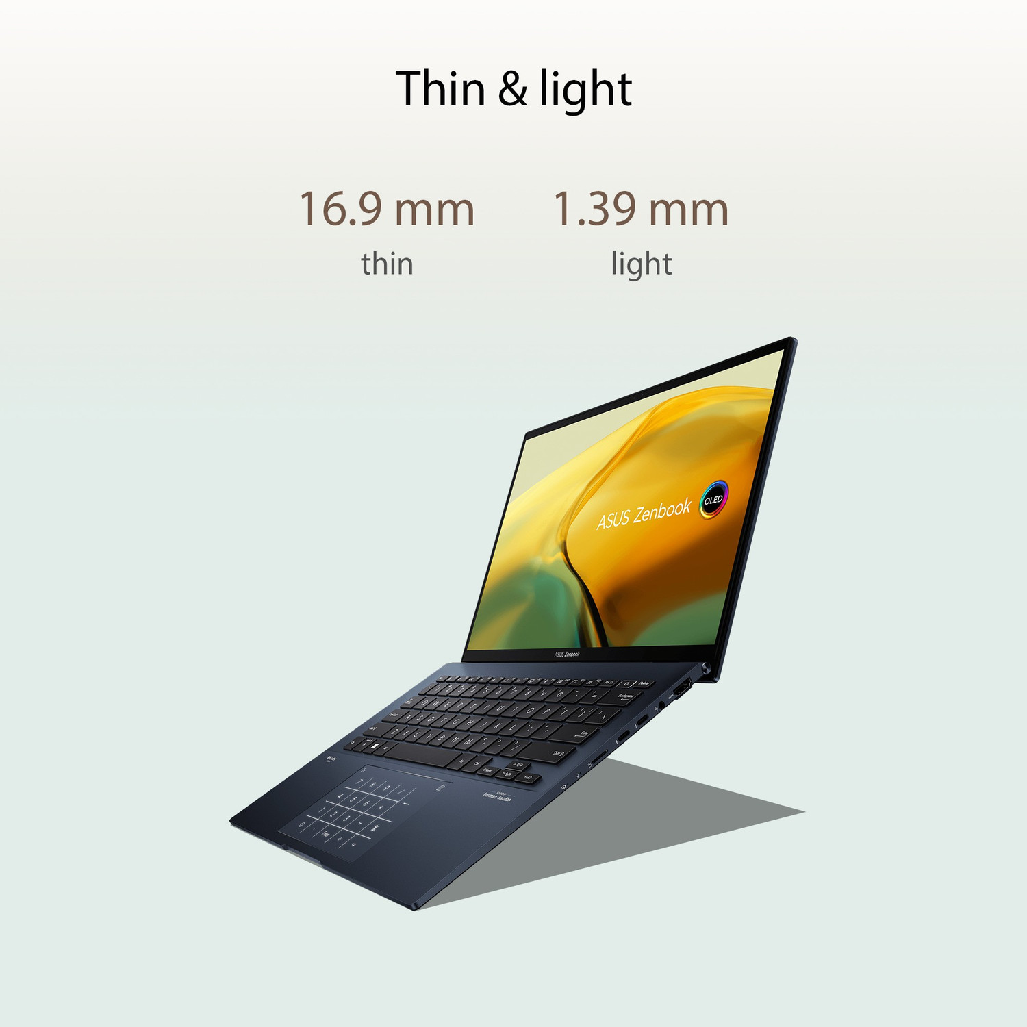 Image of ASUS Zenbook 14 OLED Intel EVO P-Series Intel Core i7 12th Gen 1260P - (16 GB /512 GB SSD /Windows 11 Home) UX3402ZA-KM731WS Thin and Light Laptop