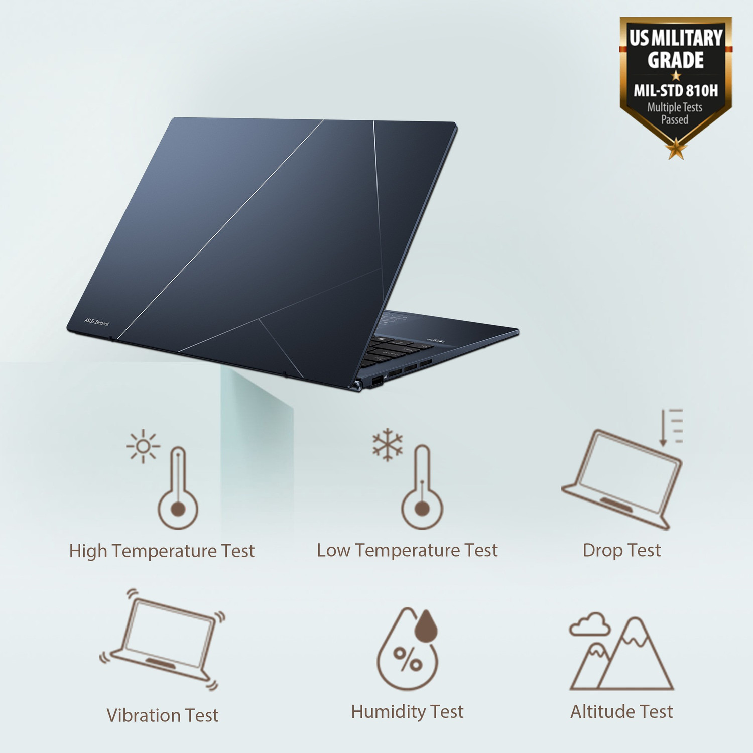 Image of ASUS Zenbook 14 OLED Intel EVO P-Series Intel Core i7 12th Gen 1260P - (16 GB /512 GB SSD /Windows 11 Home) UX3402ZA-KM731WS Thin and Light Laptop