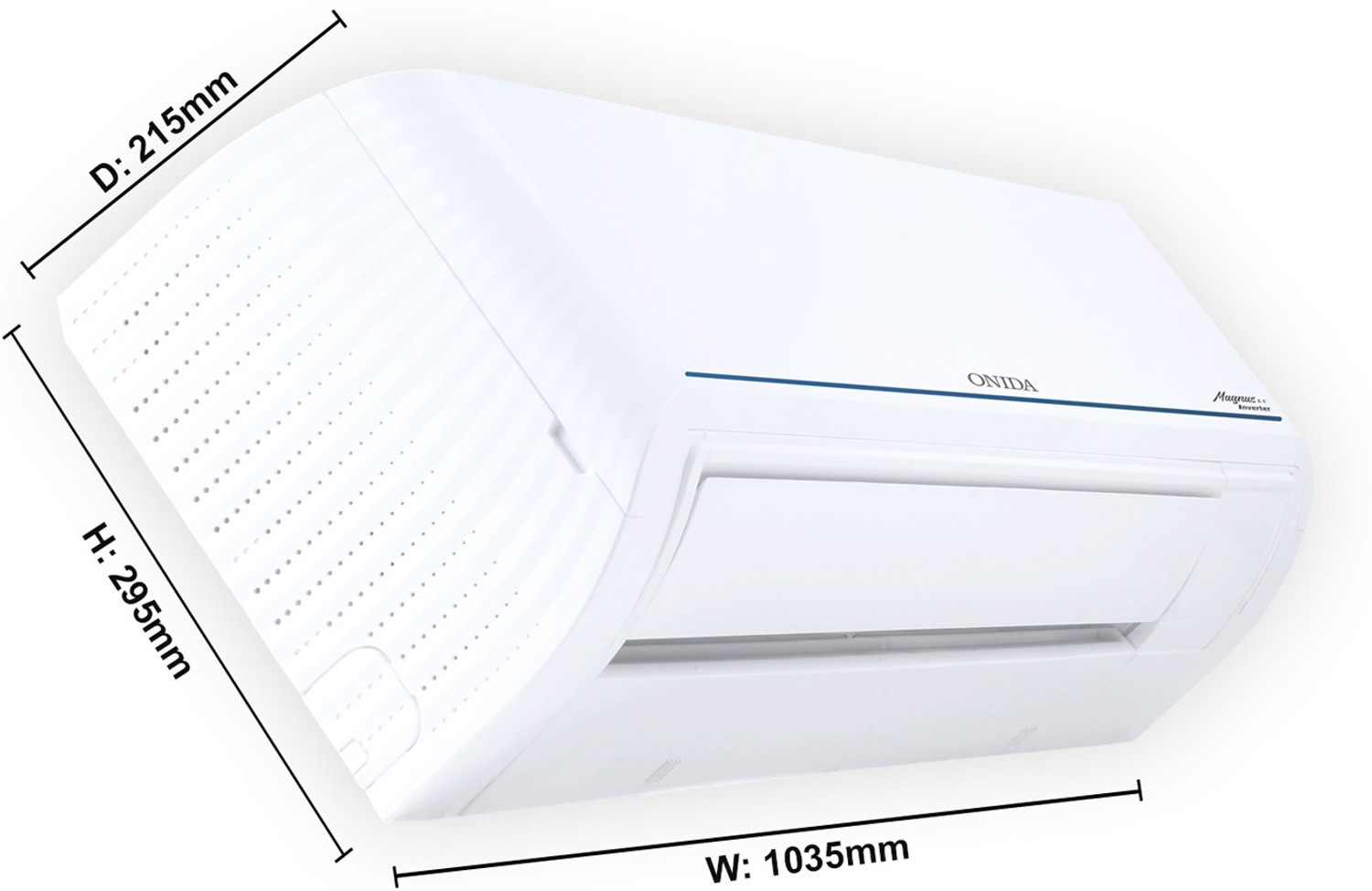 Image of ONIDA 1.6 Ton 4 Star Split Inverter AC - White (IR194MB, Copper Condenser)