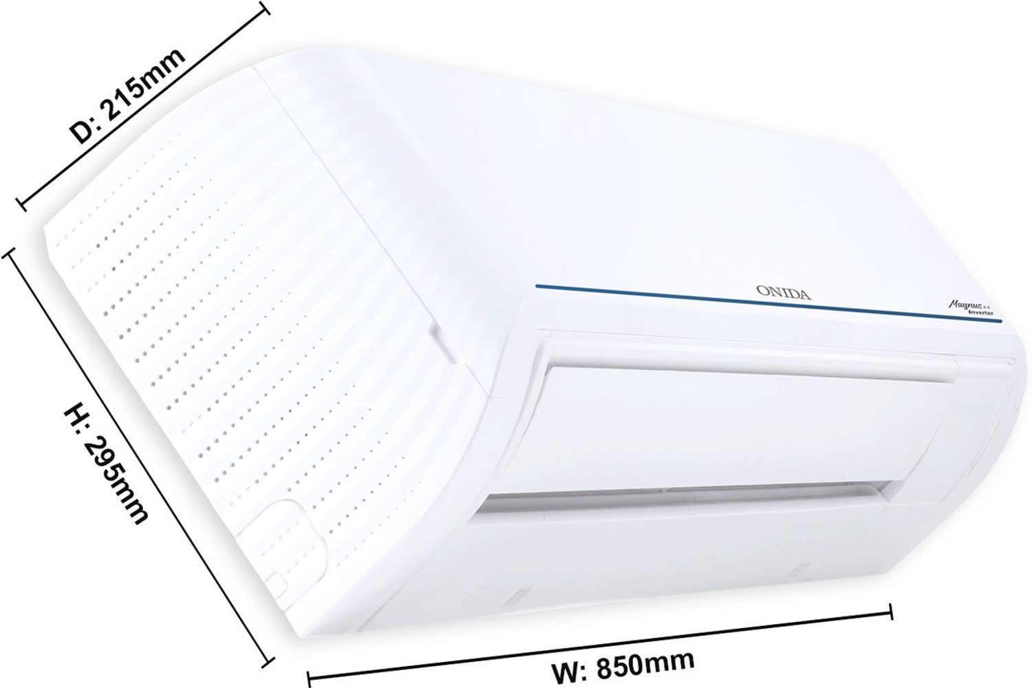 Image of ONIDA 1 Ton 5 Star Split Inverter AC - White (IR125MB, Copper Condenser)