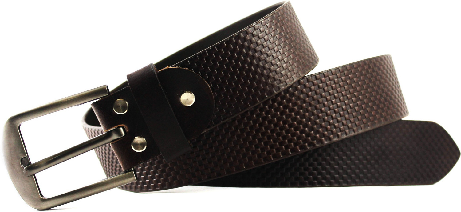 Image of BUFFLER Men Casual, Formal, Party, Evening Brown Genuine Leather Belt