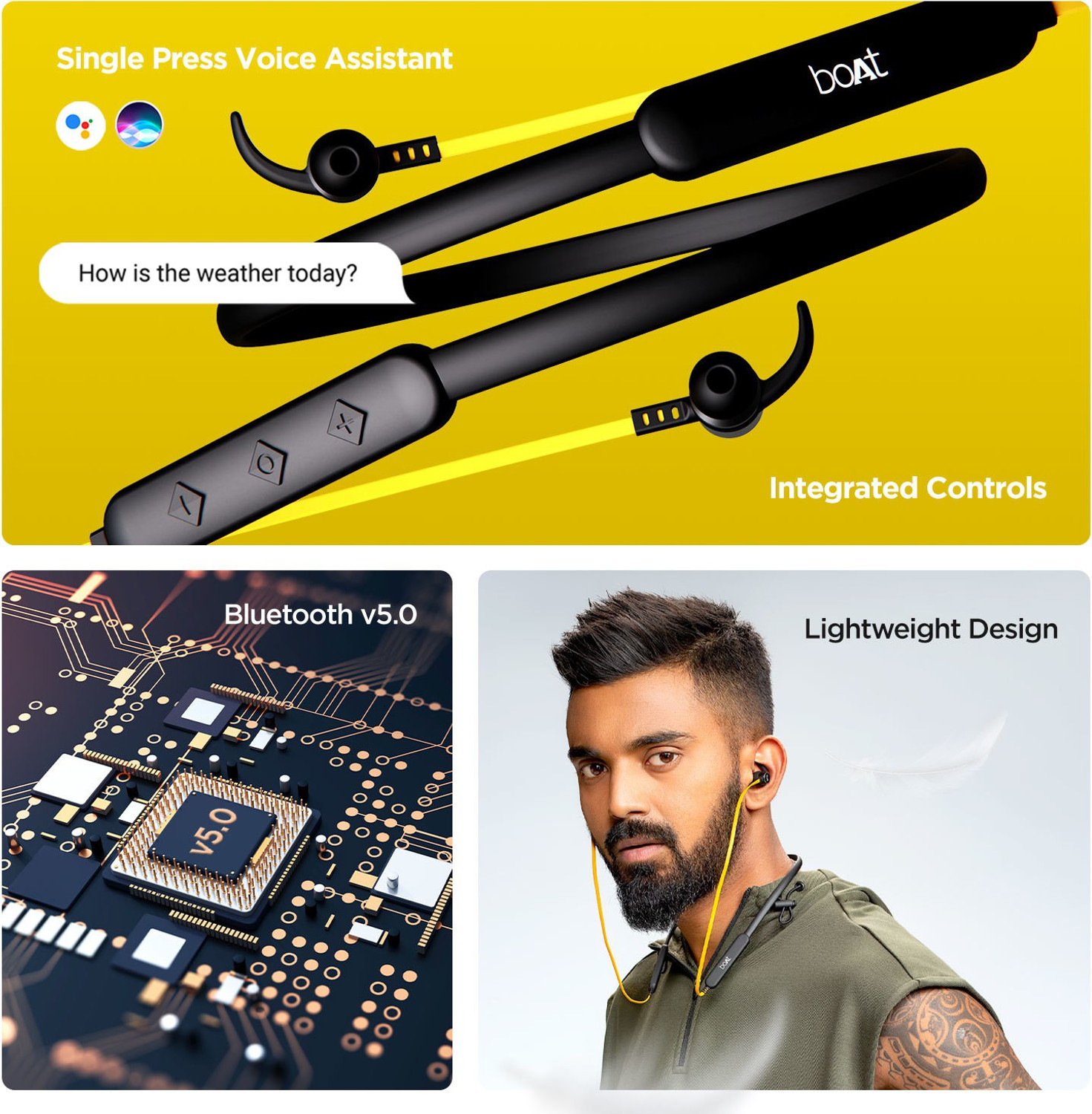 boAt Rockerz 255F Pro with Fast Charging Bluetooth Blazing Yellow In the Ear Price History