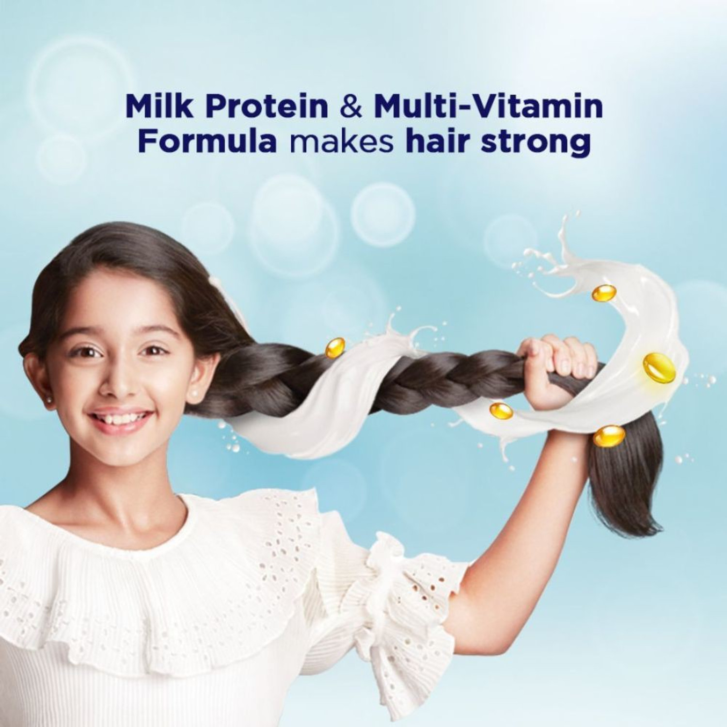 Image of Clinic Plus Strong & Long, Healthy Hair Shampoo with Milk protein & Multivitamins