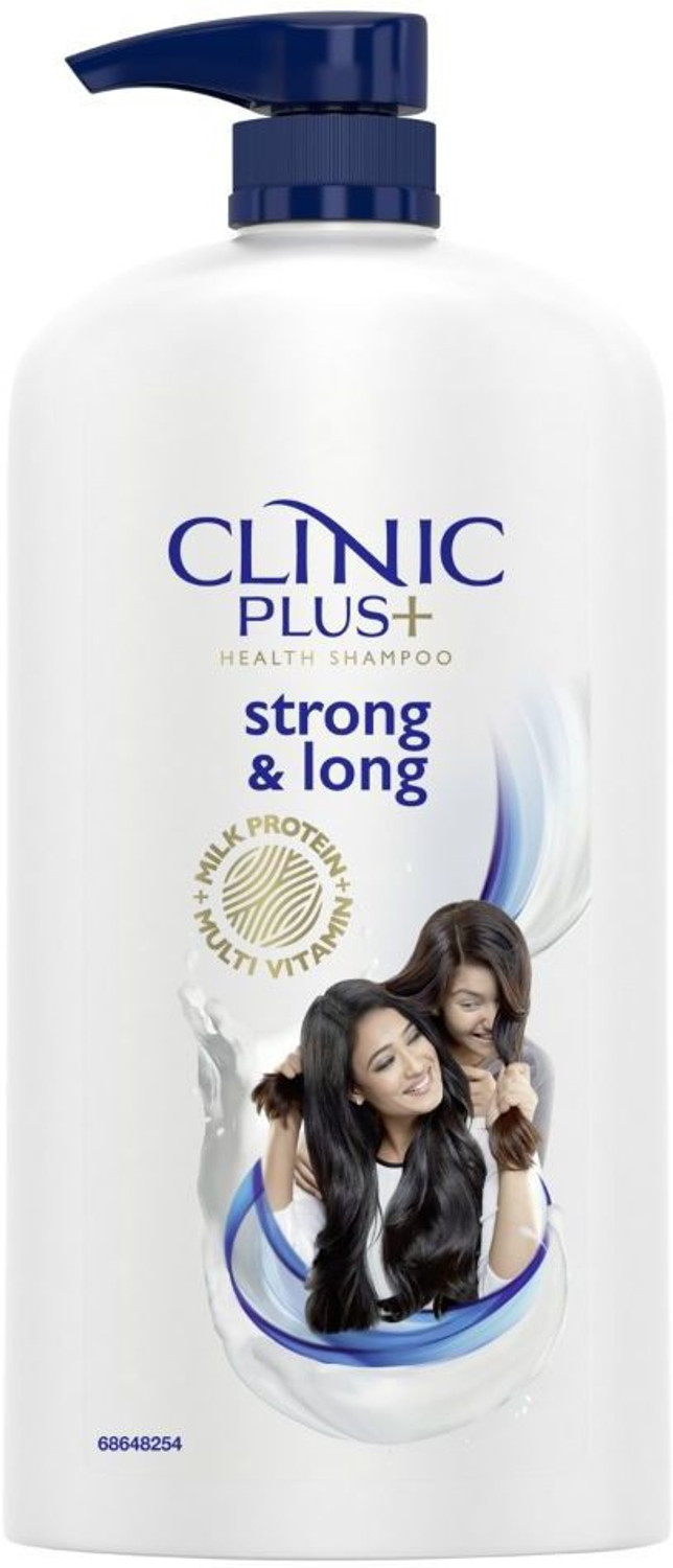 Image of Clinic Plus Strong & Long, Healthy Hair Shampoo with Milk protein & Multivitamins