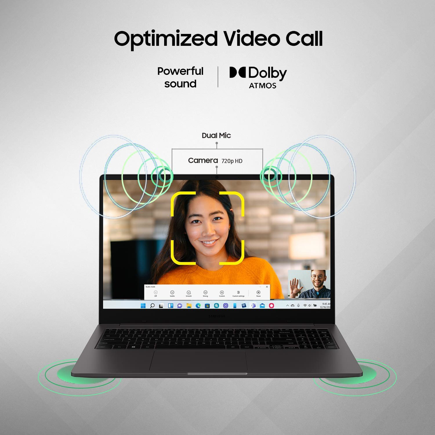 Image of Samsung Galaxy Book2 Intel Core i5 12th Gen 1235U - (8 GB /256 GB SSD /Windows 11 Home) NP750XED-KB1IN Thin and Light Laptop