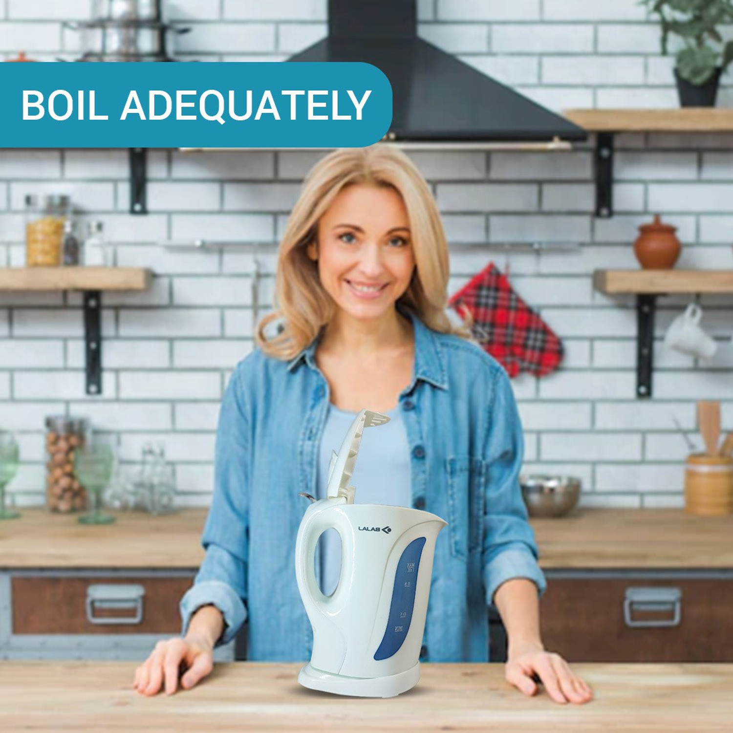 Image of BAJAJ Cordless Non Strix Kettle 1200 W 1 Litre (420013) Electric Kettle