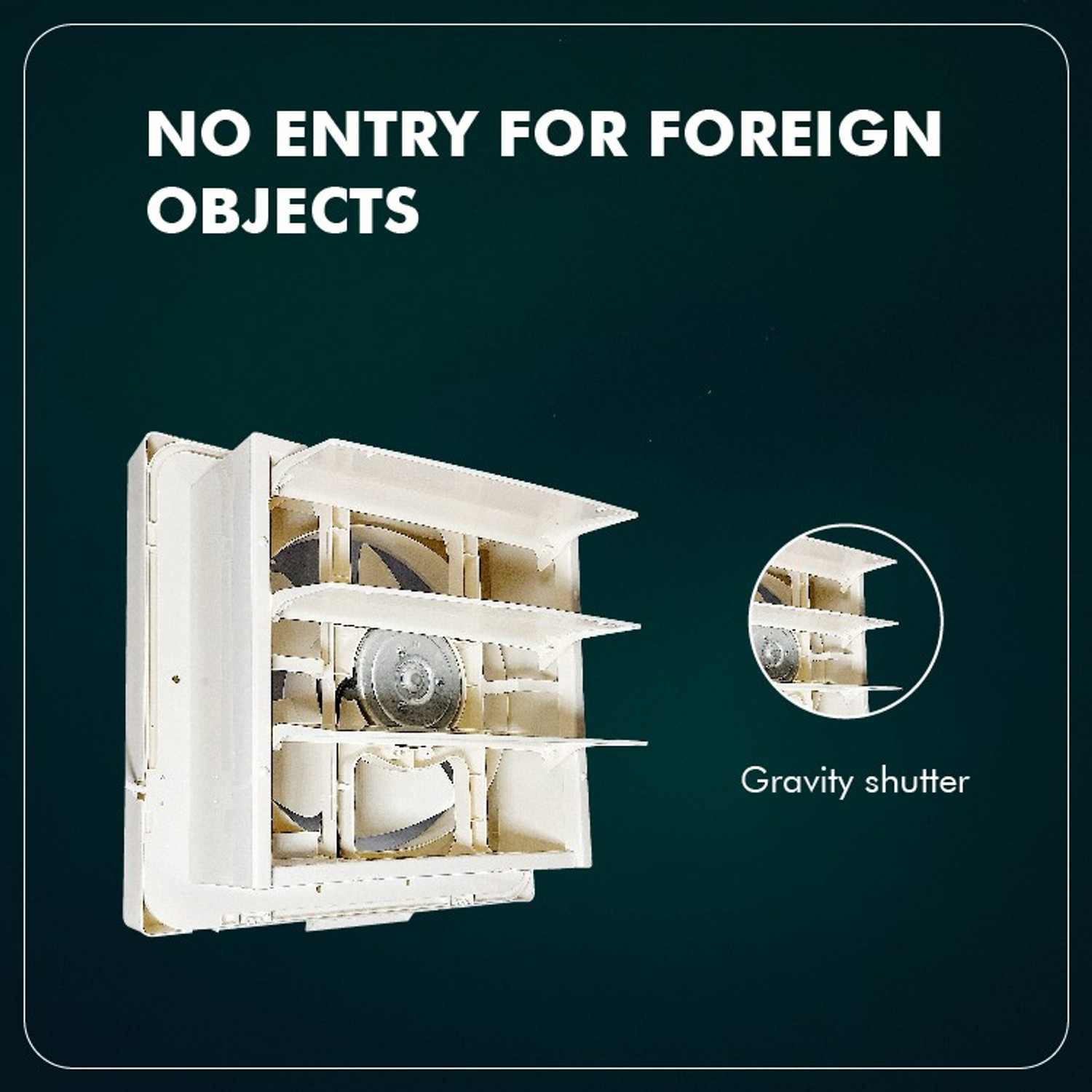 Image of HAVELLS Ventil Air DX|Strong Air Suction|Rust Proof Body and Dust Protection Shutters 200 mm Exhaust Fan