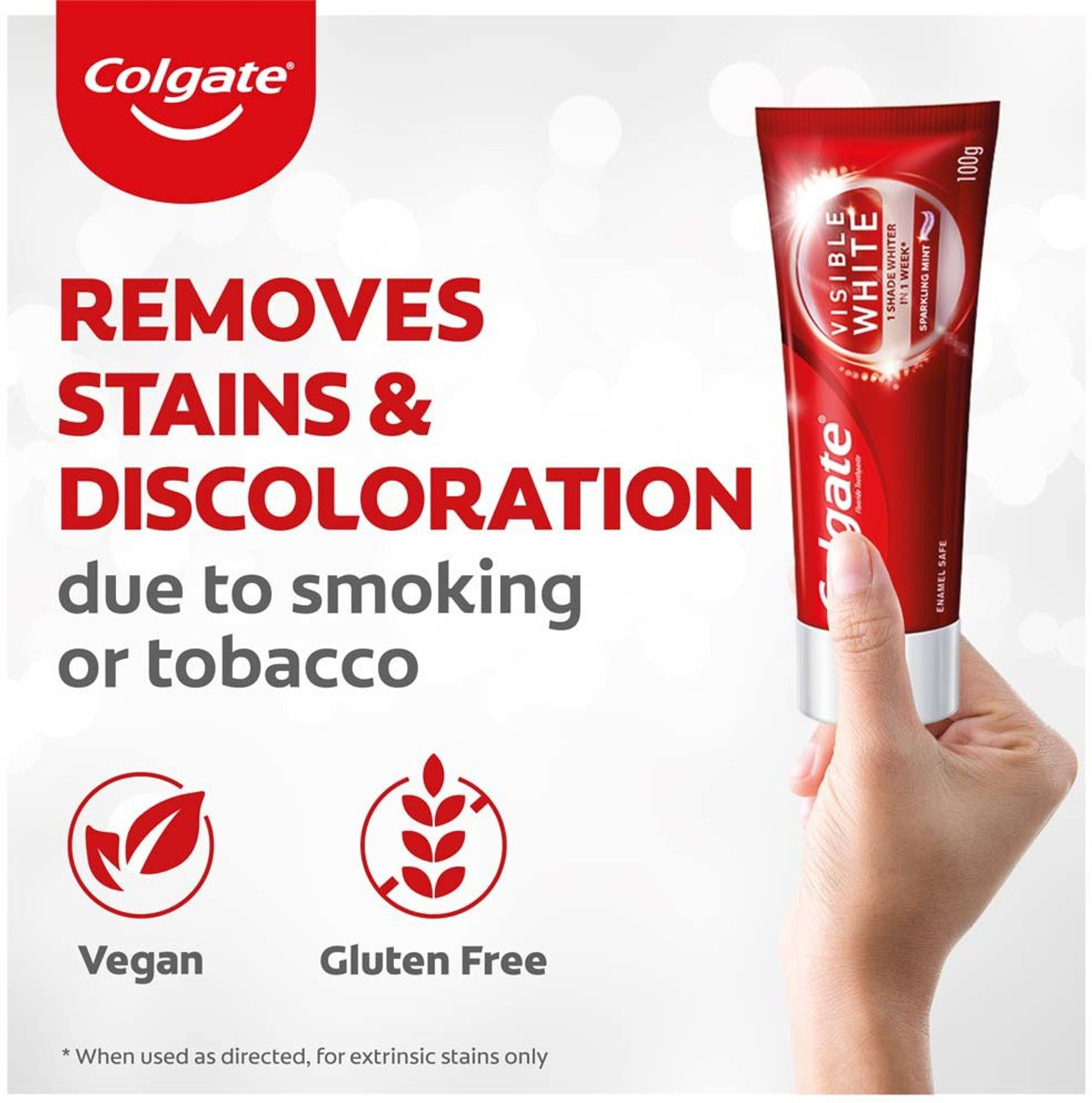 Image of Colgate Visible White Toothpaste Teeth Whitening Starts in 1 week (Combo Pack) Toothpaste