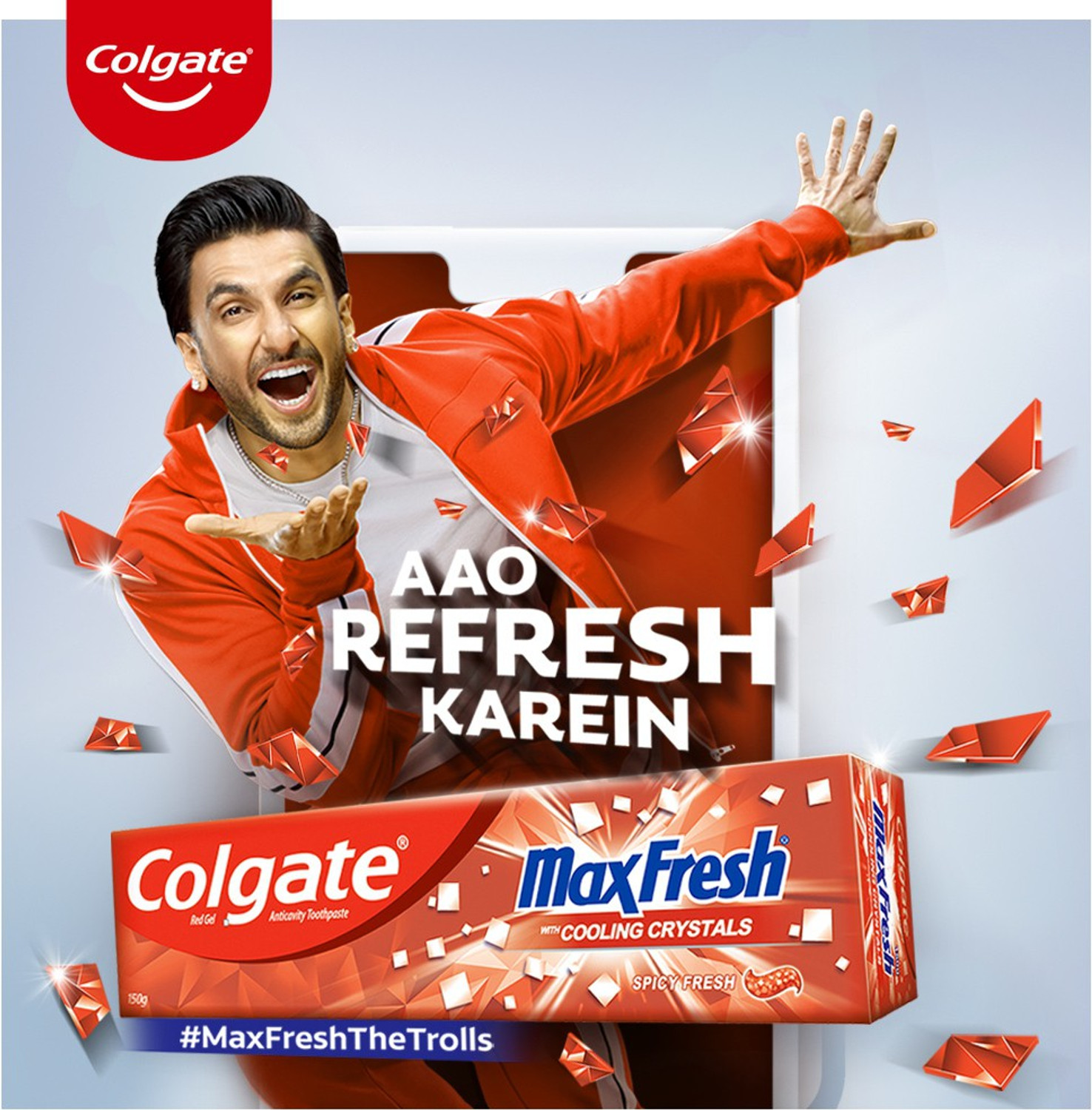 Image of Colgate Maxfresh Spicy Fresh Red Gel Toothpaste