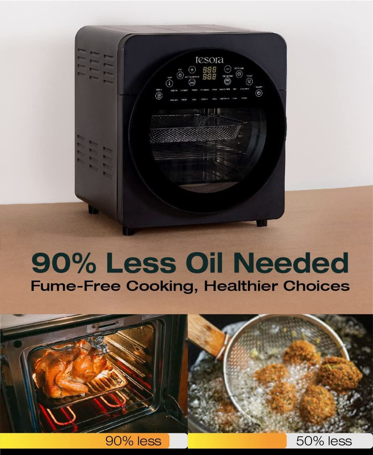 Image of Tesora T0001-AO-A Air Oven plus Air Fryer