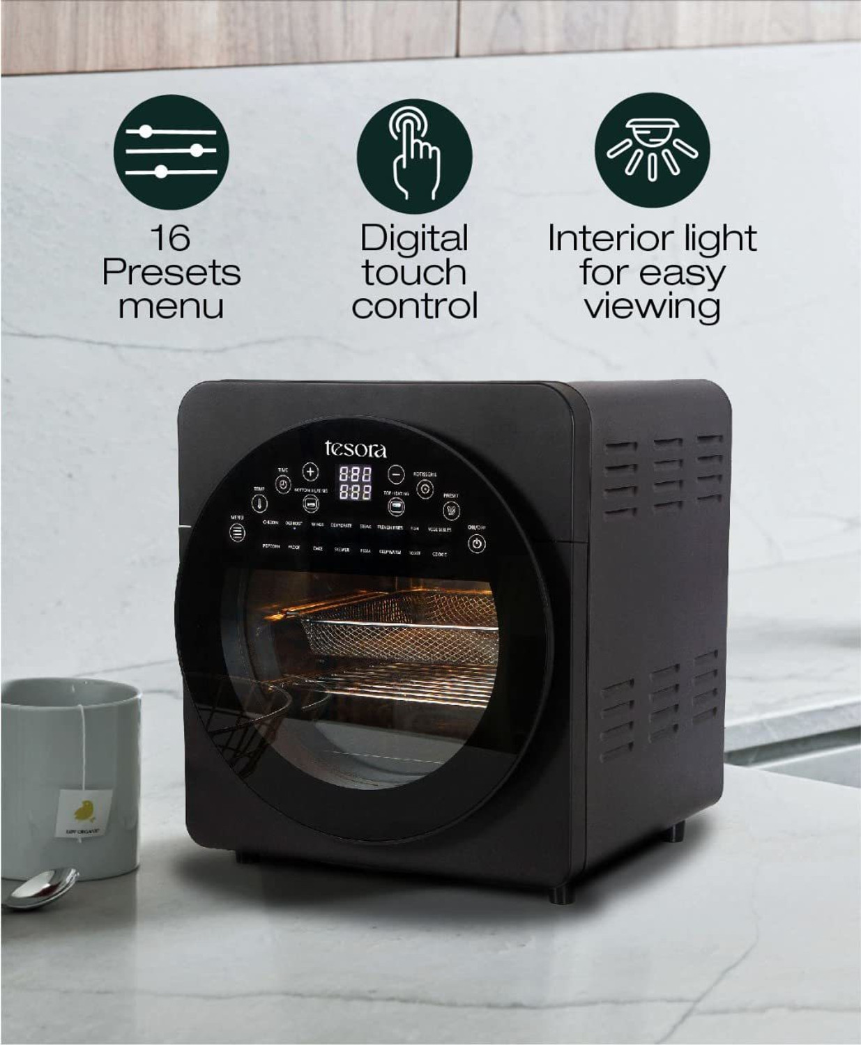 Image of Tesora T0001-AO-A Air Oven plus Air Fryer