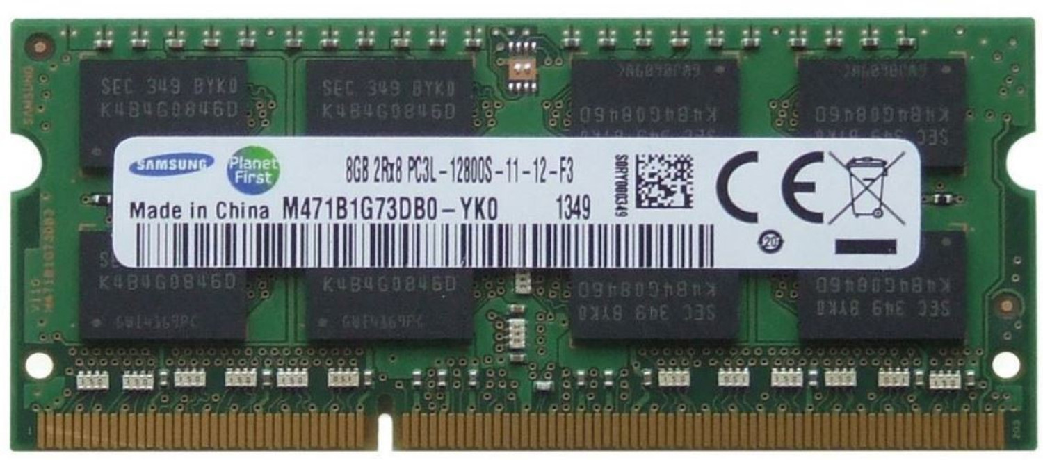 Samsung 8GB DDR3 1600MHz SODIMM Laptop RAM – Dual Channel