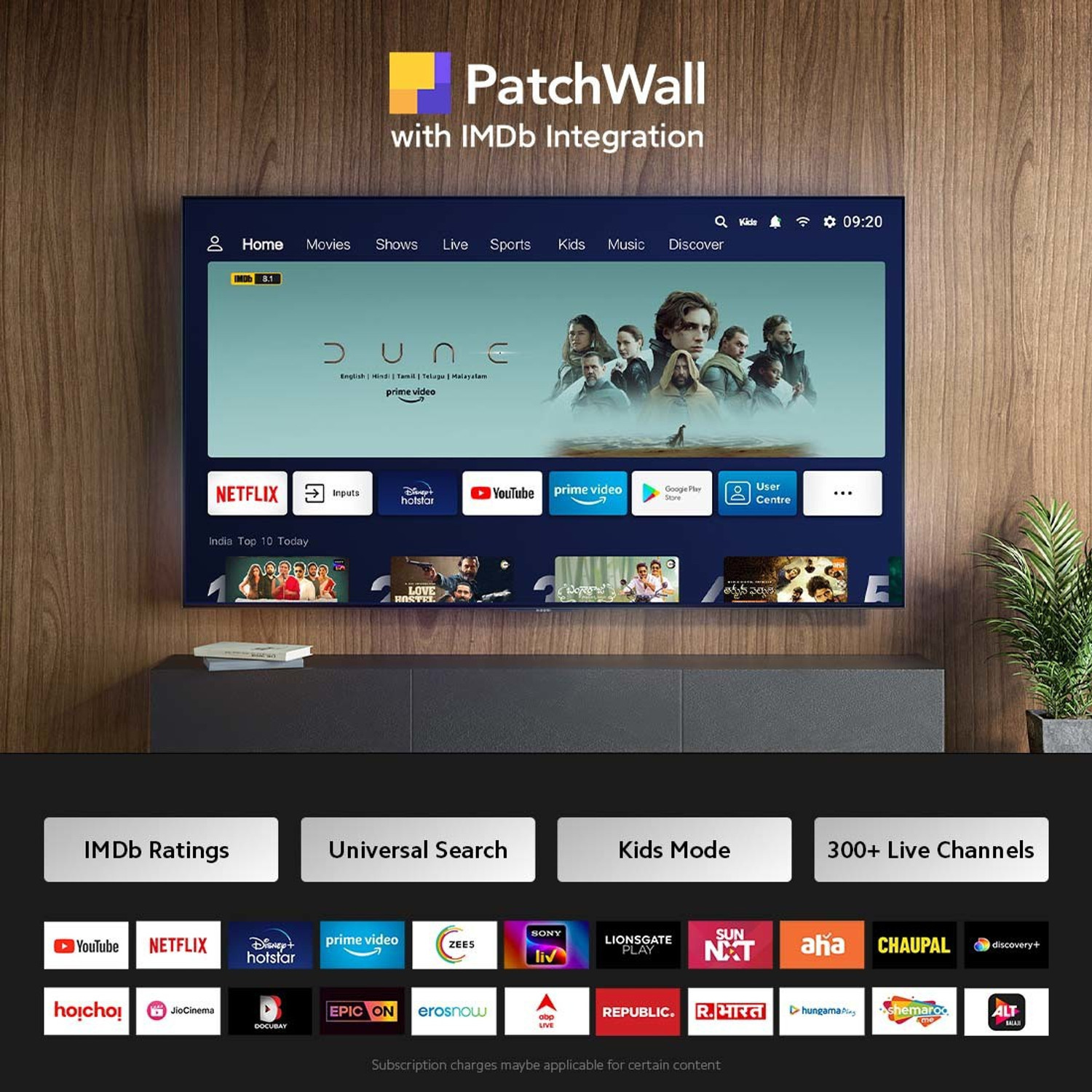 Image of Xiaomi OLED Vision 138.8 cm (55 inches) 4K Ultra HD Smart Android TV with Dolby Vision IQ and Dolby Atmos (2022 Model) (O55M7-Z2IN)