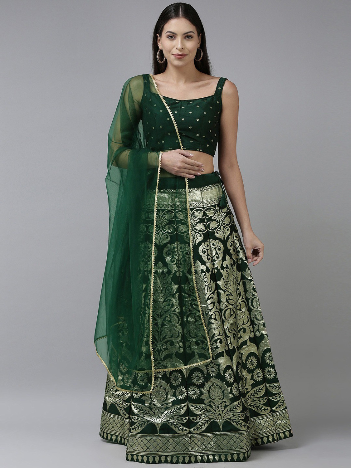 Image of Divastri Self Design Semi Stitched Lehenga Choli