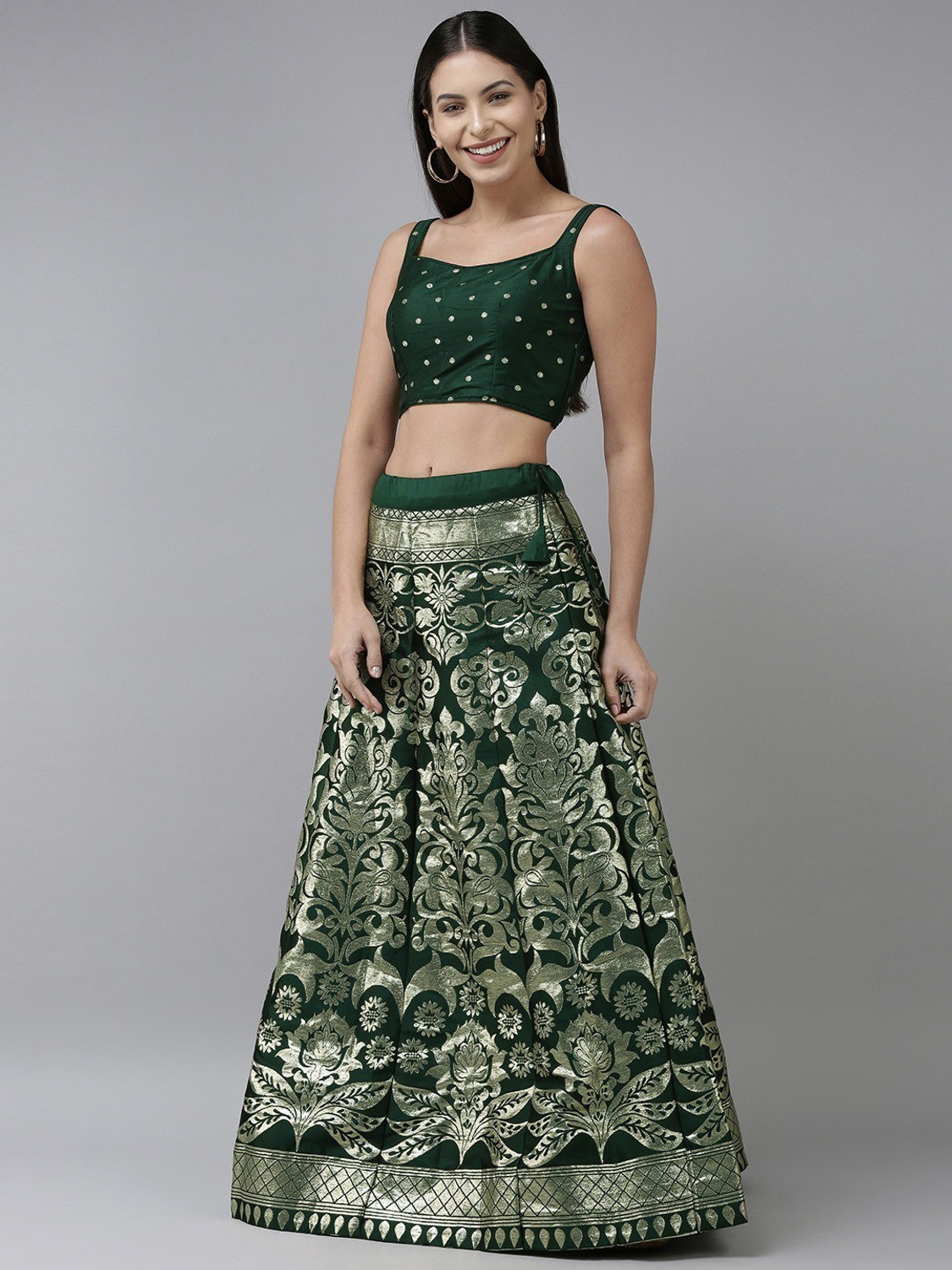 Image of Divastri Self Design Semi Stitched Lehenga Choli