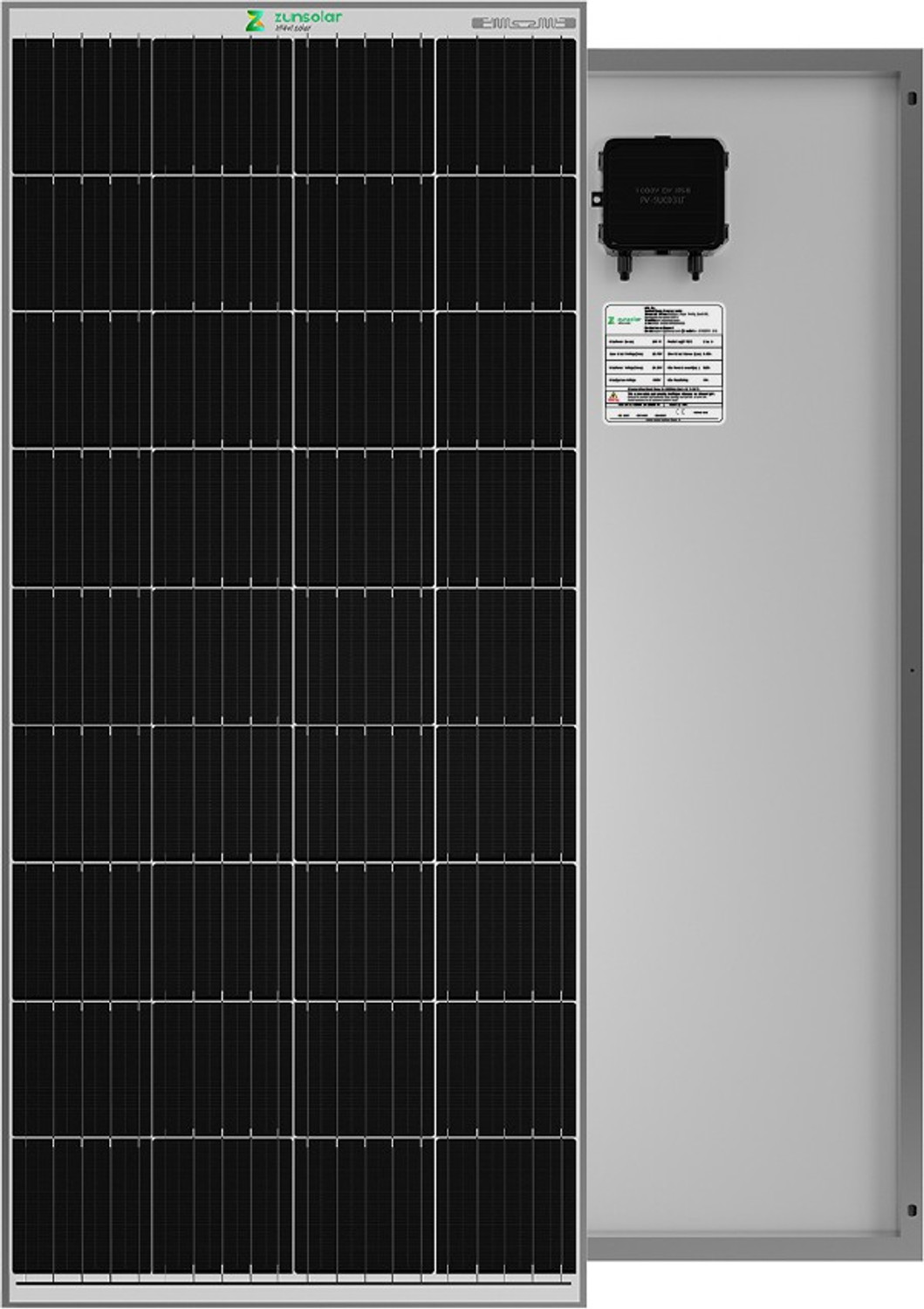 ZunSolar 200W 12V Mono PERC Solar Panel – ₹5,899