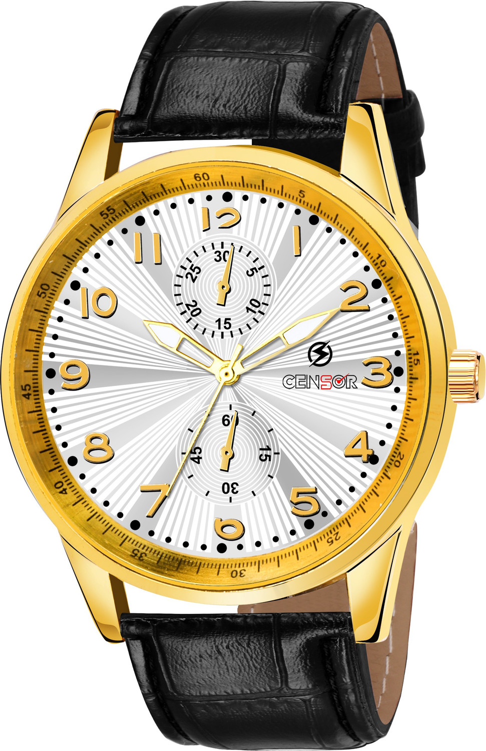 CENSOR CN 4692 BLK SLV Analog Watch For Men Price History