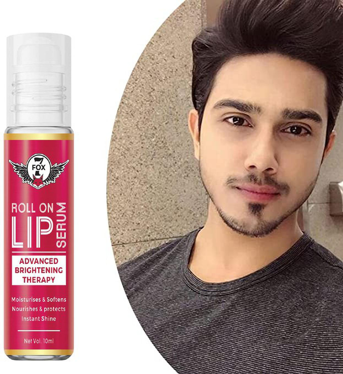 Image of TNW - The Natural Wash Lip Serum Infused With SPF 15 Vitamin E Almond Oil Aloe Vera & Retinol For Soft & Hydrated Lips Paraban & Mineral oil Free strawberry (Pack of: 1, 10 g)