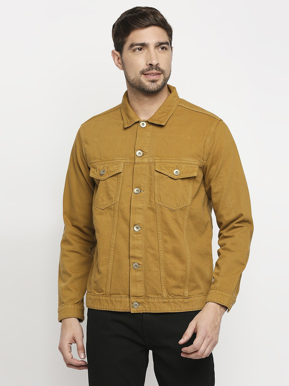 Spykar Full Sleeve Solid Men Jacket Price History