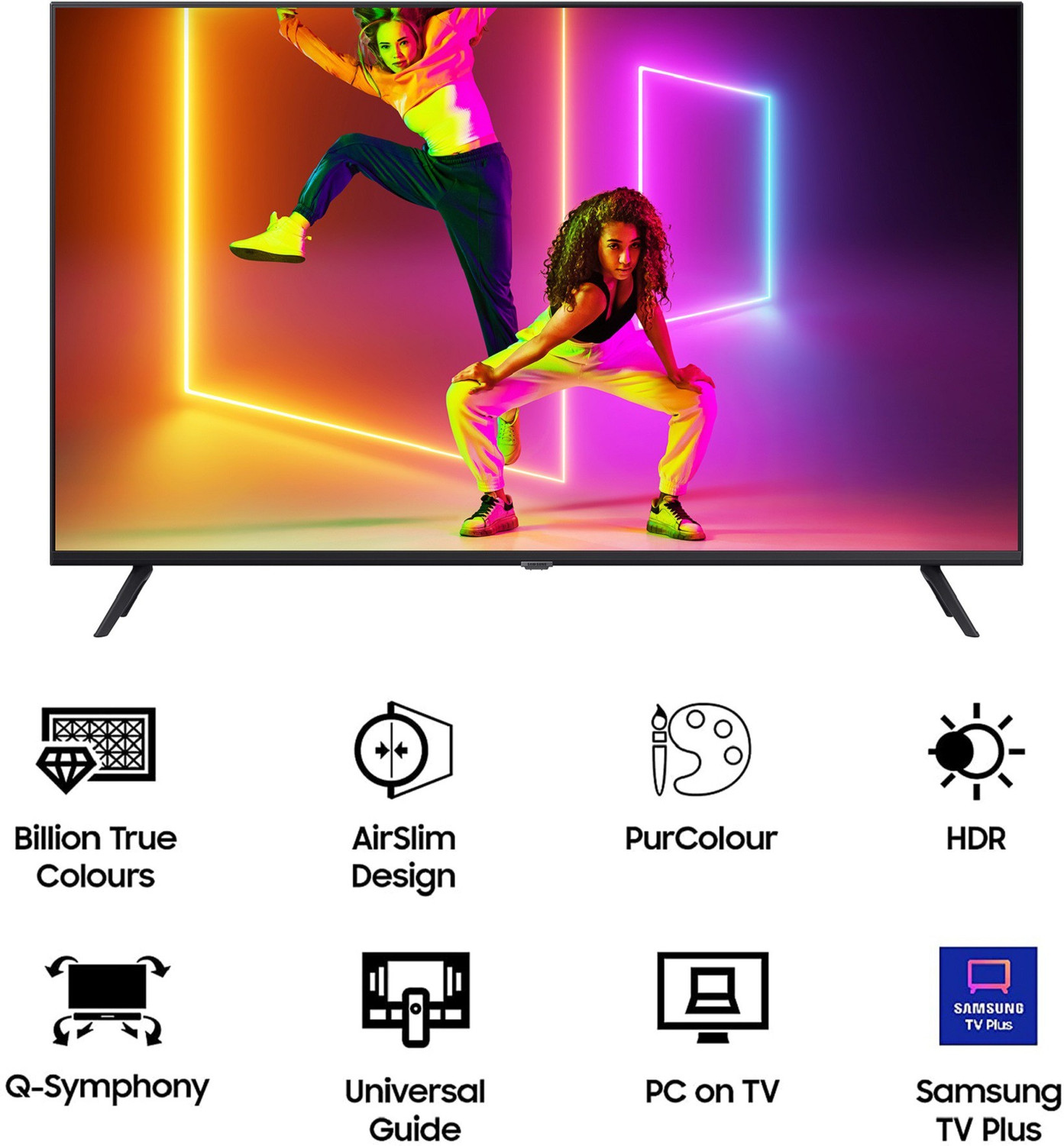 Image of Samsung AUE60 138 cm (55 inch) Ultra HD (4K) LED Smart Tizen TV
