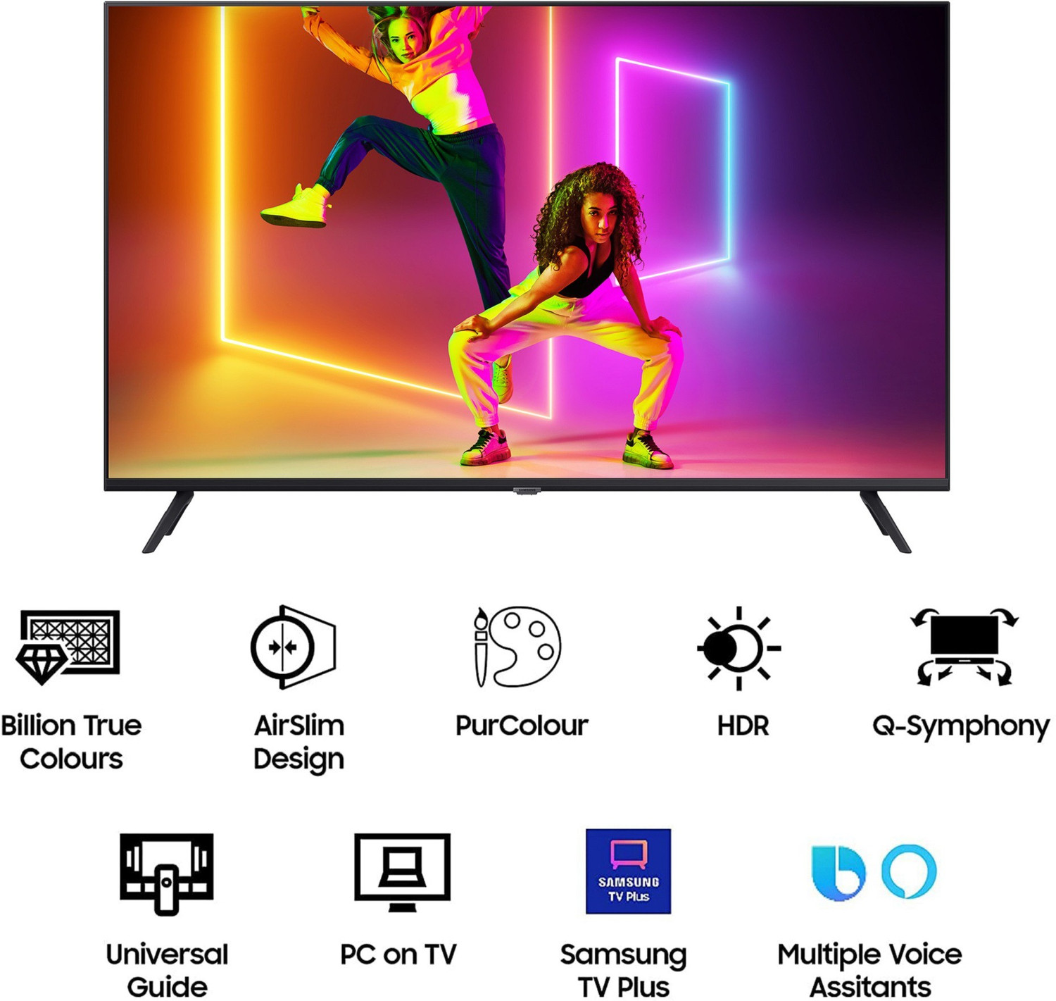 Image of Samsung AUE70 163 cm (65 inch) Ultra HD (4K) LED Smart Tizen TV with Voice Search (UA65AUE70AKLXL)