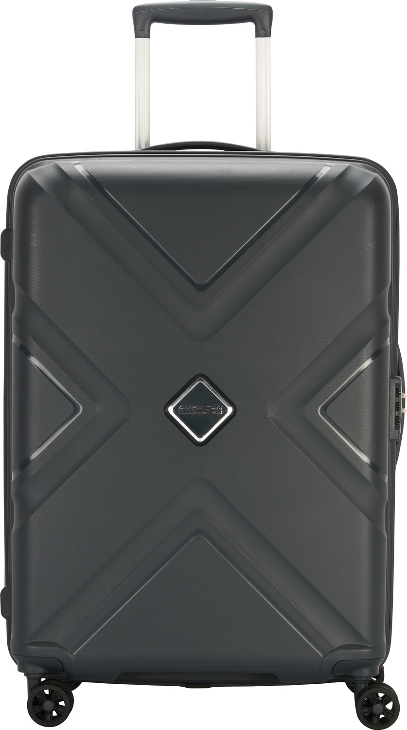 Image of AMERICAN TOURISTER Kross polypropylene Dark Slate (AMT KROSSPLUS SP55CM TSA-D.SLT) Check-in Suitcase 4 Wheels - 22 inch